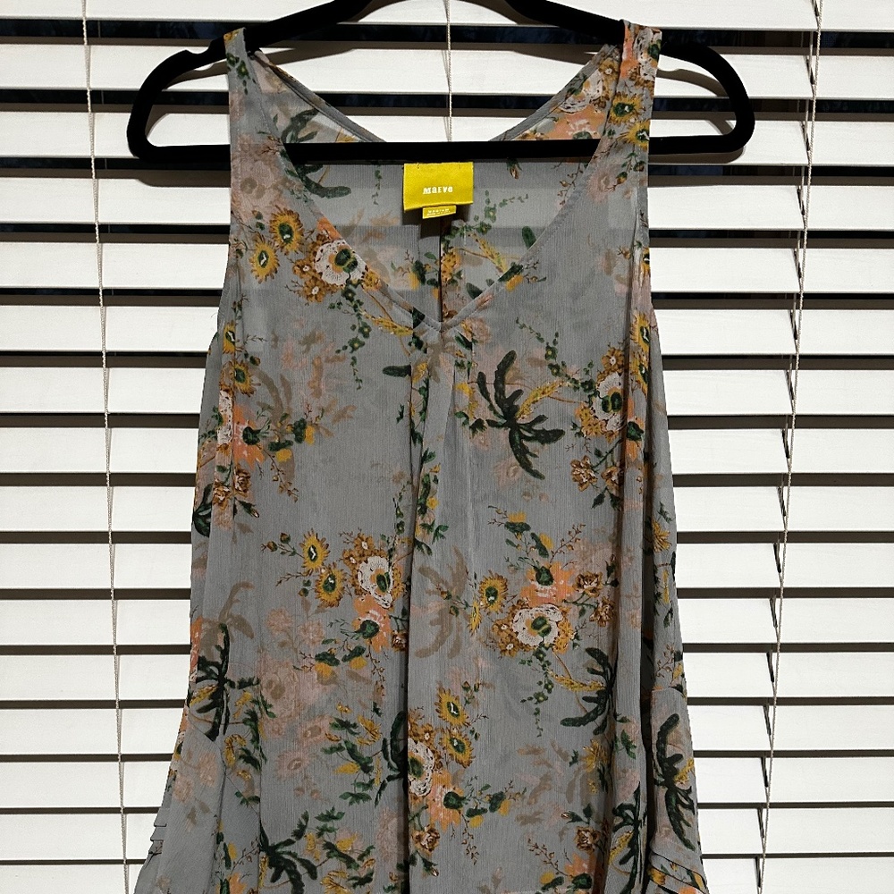 Maeve Sheer Swing Dress